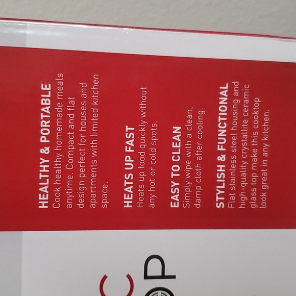 Parini electric ceramic cooktop - Picture 4 of 6